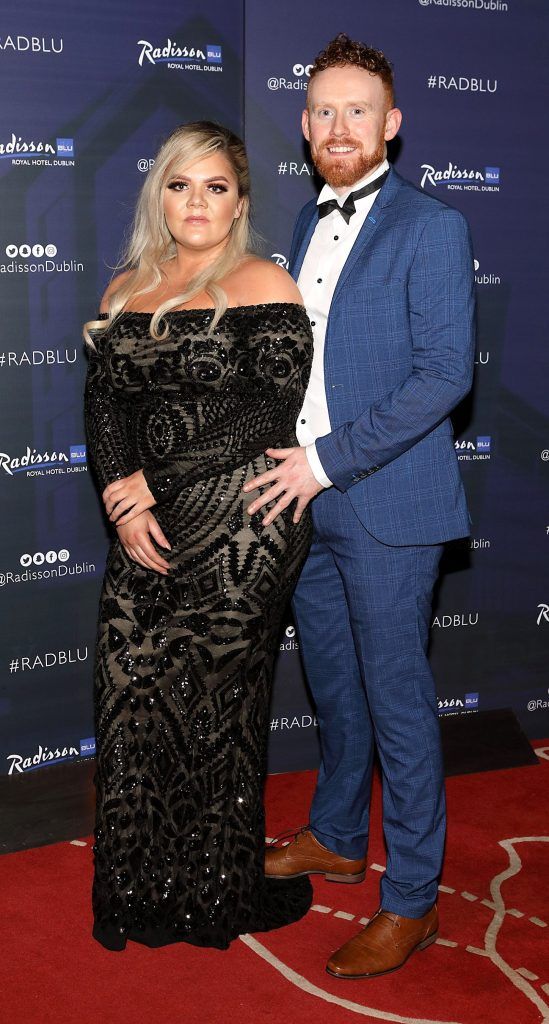 Aisling Cunningham and John Doherty at the CARI Red Ball 2018 at The Radisson Blu Hotel, Golden Lane, Dublin. Photo: Brian McEvoy Photography