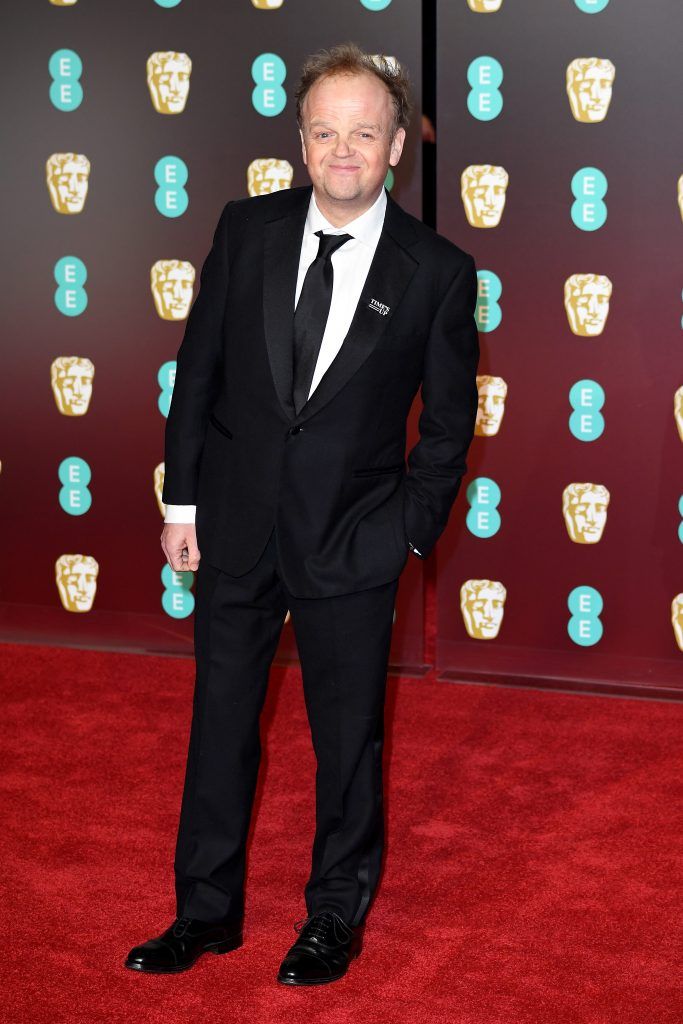 LONDON, ENGLAND - FEBRUARY 18: Toby Jones attends the EE British Academy Film Awards (BAFTA) held at Royal Albert Hall on February 18, 2018 in London, England.  (Photo by Jeff Spicer/Jeff Spicer/Getty Images)