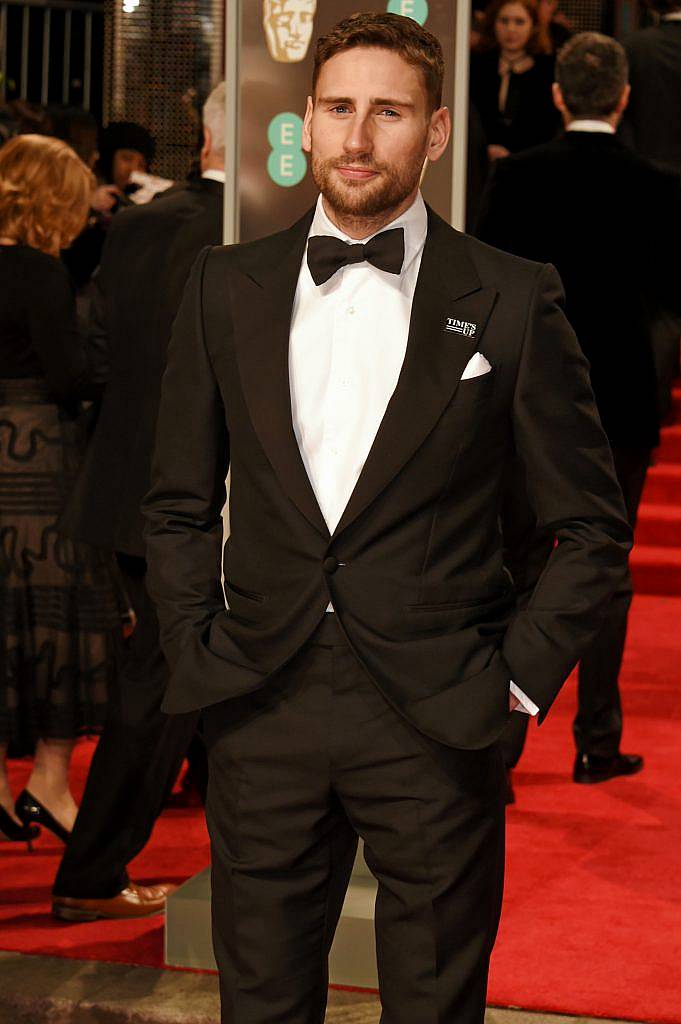 LONDON, ENGLAND - FEBRUARY 18:  Edward Holcroft attends the EE British Academy Film Awards (BAFTA) held at Royal Albert Hall on February 18, 2018 in London, England.  (Photo by David M. Benett/Dave Benett/Getty Images)