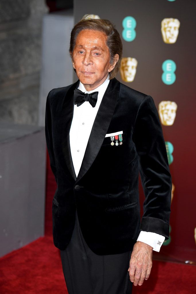 LONDON, ENGLAND - FEBRUARY 18: Valentino attends the EE British Academy Film Awards (BAFTA) held at Royal Albert Hall on February 18, 2018 in London, England.  (Photo by Jeff Spicer/Jeff Spicer/Getty Images)