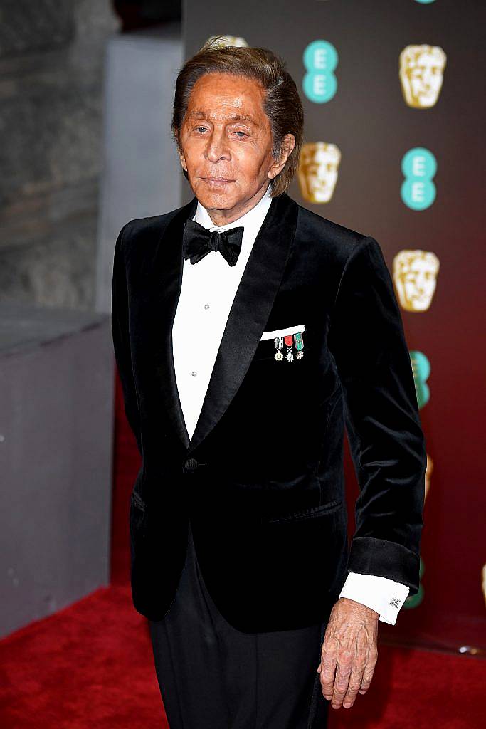 LONDON, ENGLAND - FEBRUARY 18: Valentino attends the EE British Academy Film Awards (BAFTA) held at Royal Albert Hall on February 18, 2018 in London, England.  (Photo by Jeff Spicer/Jeff Spicer/Getty Images)