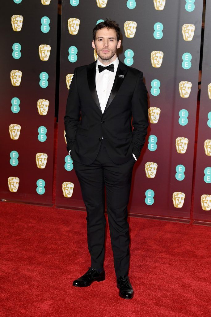 LONDON, ENGLAND - FEBRUARY 18:  Sam Claflin attends the EE British Academy Film Awards (BAFTA) held at Royal Albert Hall on February 18, 2018 in London, England.  (Photo by Jeff Spicer/Jeff Spicer/Getty Images)