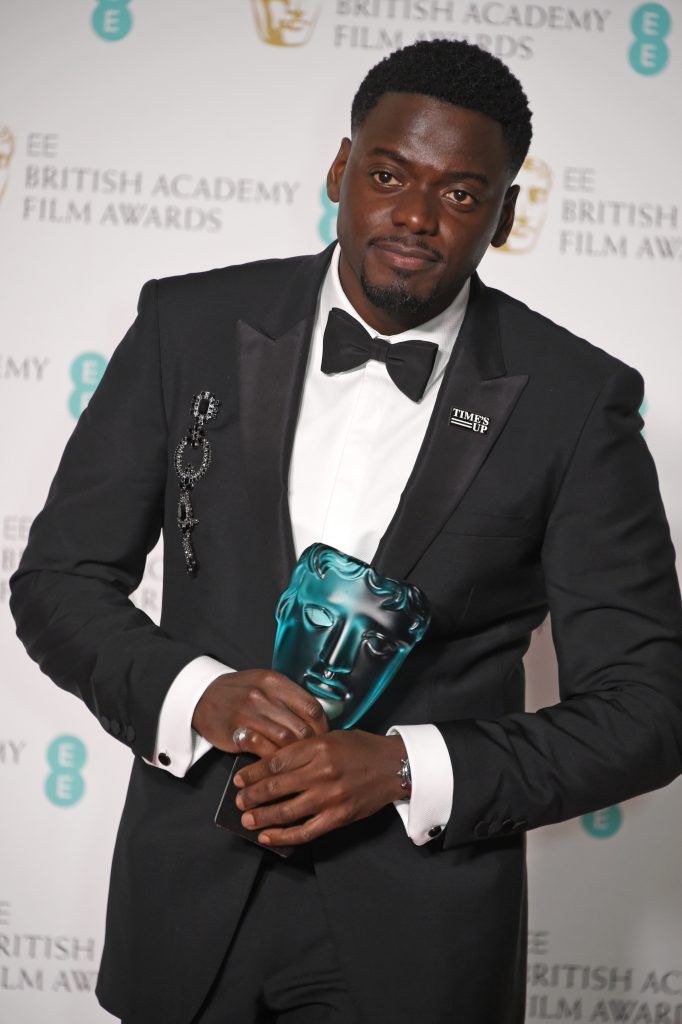 Daniel Kaluuya, winner of the Rising Star award, poses in the press room during the EE British Academy Film Awards (BAFTA) held at Royal Albert Hall on February 18, 2018 in London, England.  (Photo by David M. Benett/Dave Benett/Getty Images)