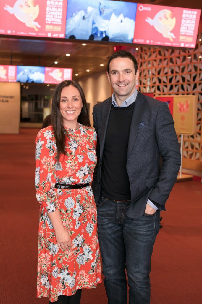 Leeann McCarthy & Noel John McLoughlin pictured at the Dublin Chinese New Year Festival Spring Festival Gala Reception kindly hosted by Kildare Village. Photo: Anthony Woods