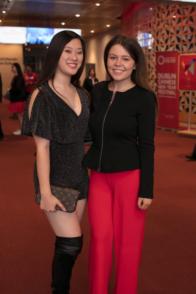 Cherry Sui & Amy Carty pictured at the Dublin Chinese New Year Festival Spring Festival Gala Reception kindly hosted by Kildare Village. Photo: Anthony Woods