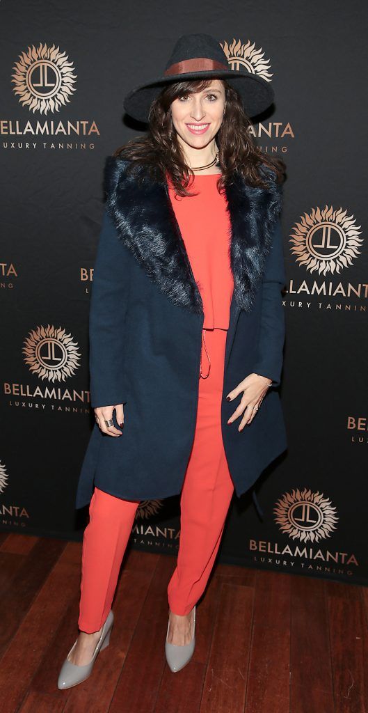 Kassi Cheirogeoriou at the launch of Bellamianta Tan Liquid Gold at Ananda Restaurant, Dundrum. Photo by Brian McEvoy
