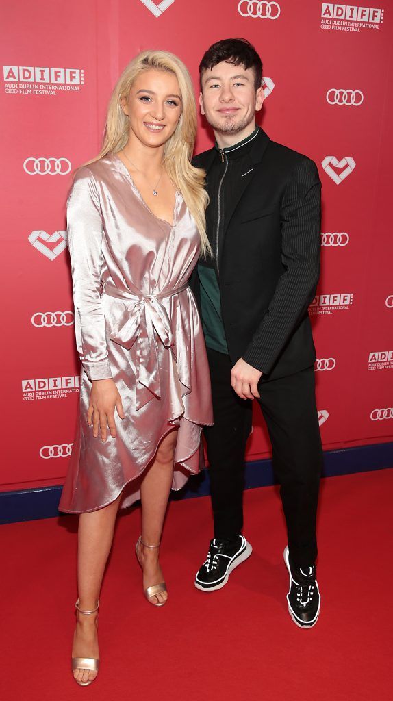 Shona Guerin and Barry Keoghan at the screening of Black 47 for the Gala Opening of the Audi Dublin International Film Festival.  Picture by Brian McEvoy