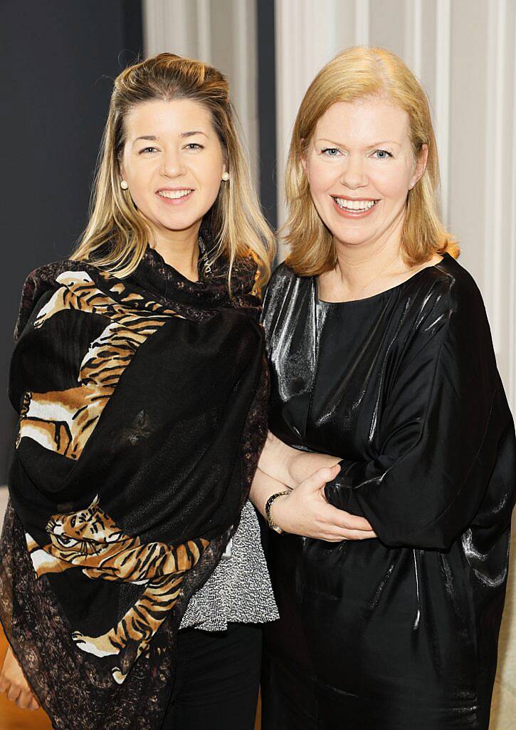 Elaine Hession and Maureen Bergin at the Chinese New Year celebrations in Kildare Village. Photo by Kieran Harnett