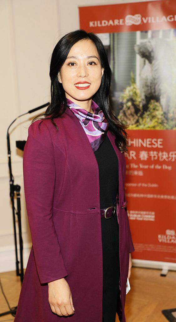 Li O'Callaghan pictured at the Chinese New Year celebrations in Kildare Village. Photo by Kieran Harnett