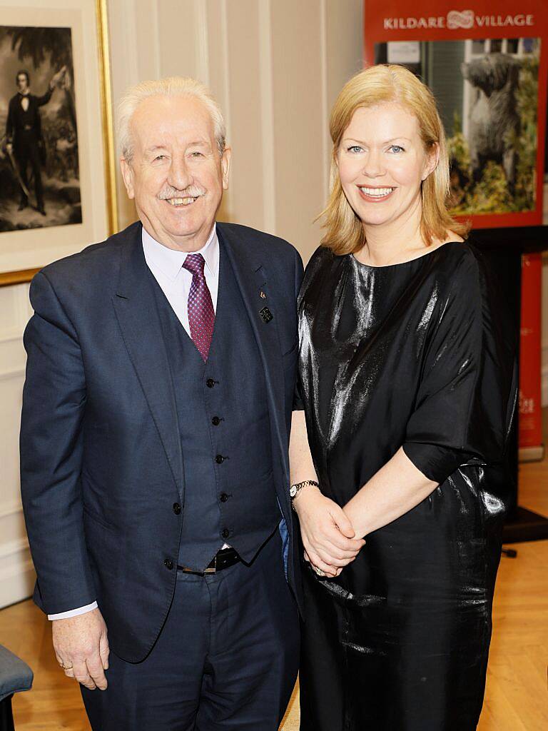 Paddy Kennedy and Maureen Bergin at the Chinese New Year celebrations in Kildare Village. Photo by Kieran Harnett