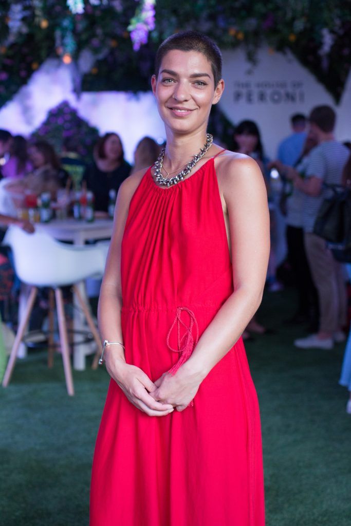 Polina Kostadinova pictured at the launch of The House of Peroni in Dublin. Photo: Anthony Woods