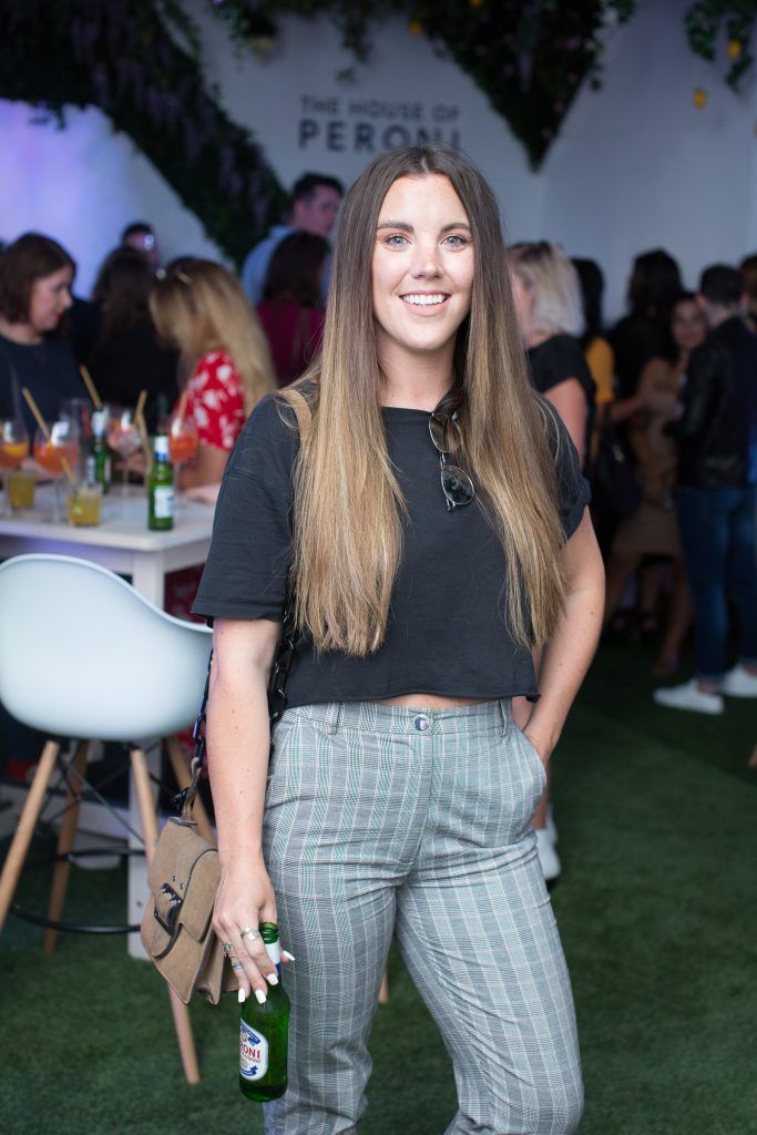 Sarah Hanrahan pictured at the launch of The House of Peroni in Dublin. Photo: Anthony Woods