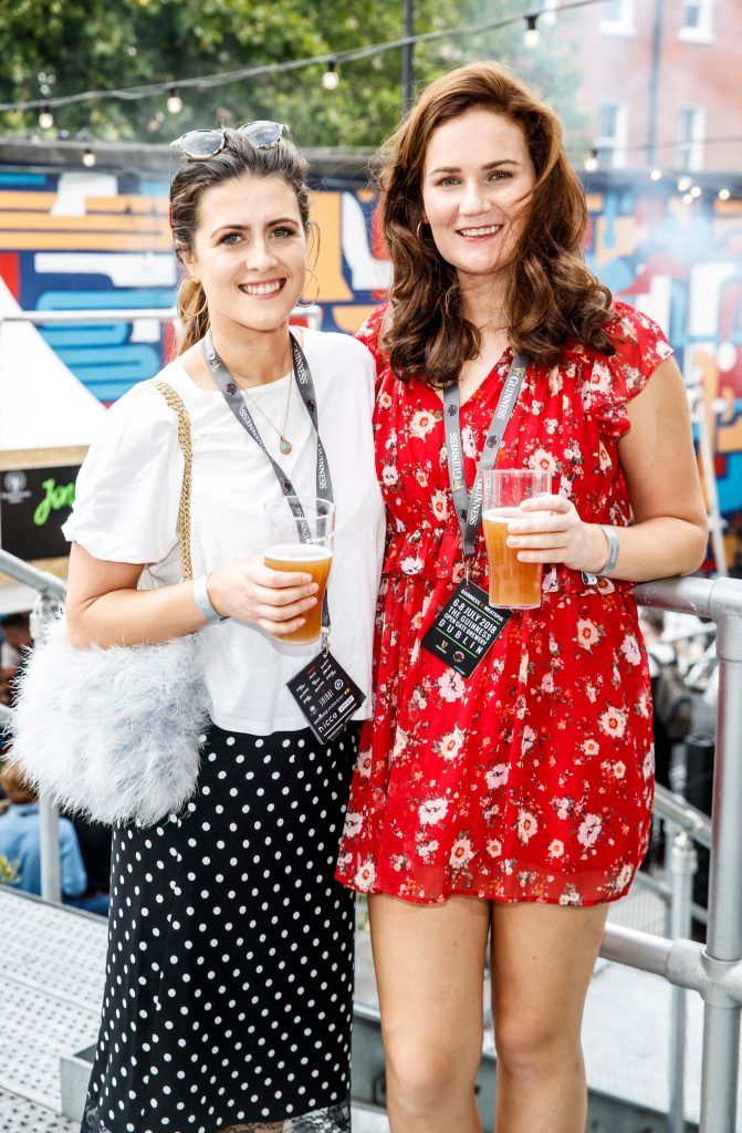 Emer Nevin and Eilis O'Shea pictured at GUINNESS X MEATOPIA at the Open Gate Brewery. Picture: Andres Poveda