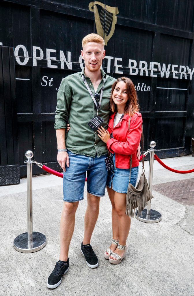 Geoff Loyde and Sara Gill-Fonz pictured at GUINNESS X MEATOPIA at the Open Gate Brewery. Picture: Andres Poveda