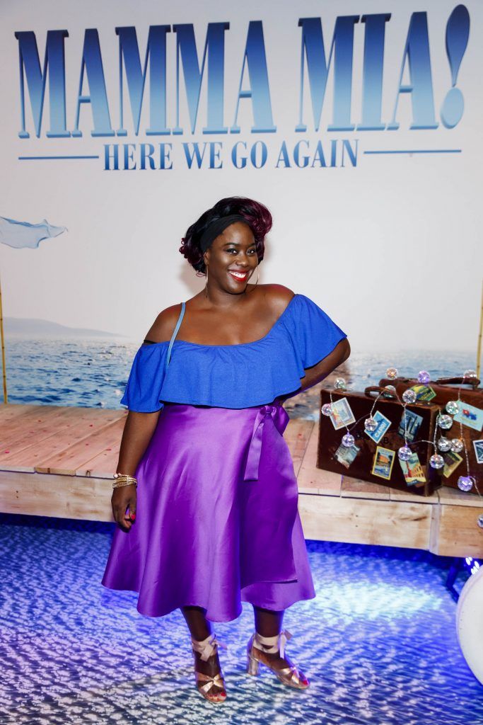 Nadine Reid pictured at  the Universal Pictures Irish premiere screening of MAMMA MIA! HERE WE GO AGAIN at Odeon Point Square, Dublin. Picture Andres Poveda