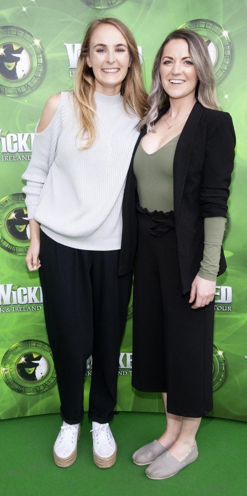 Alice Sheehan and Bobby Murphy pictured at the opening night of the West End Musical Wicked at the Bord Gais Energy Theatre ,Dublin Picture: Brian McEvoy Photography
