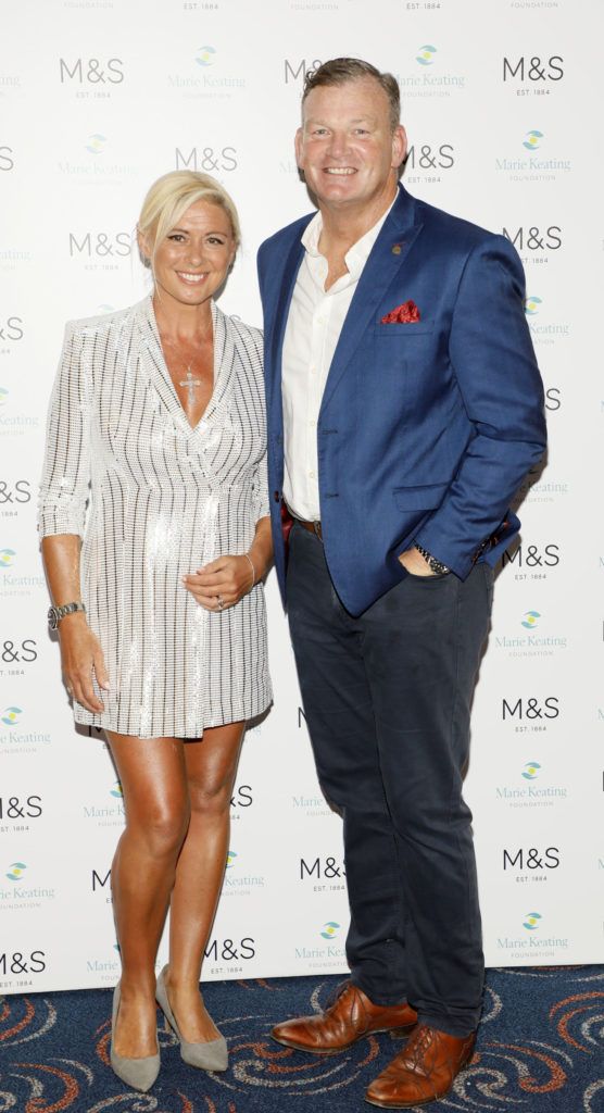 David and Eimear Corkery at the 2018 Marks & Spencer Ireland Marie Keating Foundation Celebrity Golf Classic. Picture: Kieran Harnett

