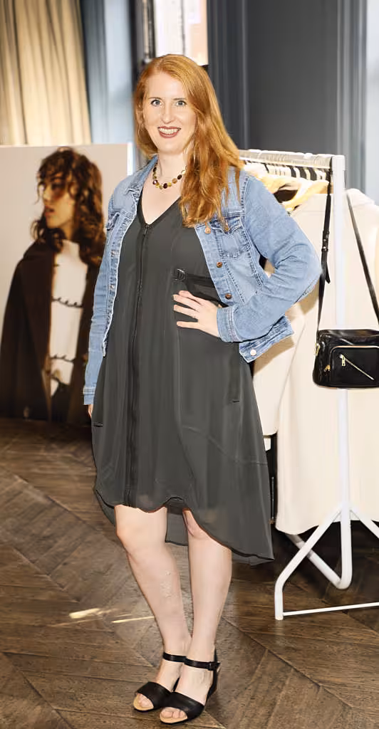 Ailbhe Jordon pictured wearing Mint Velvet at the launch of Mint Velvet’s AW18 collection at The Dean Hotel. Picture: Kieran Harnett
