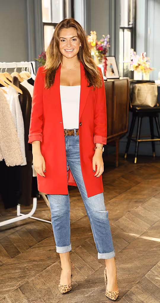 Lisa Nolan pictured wearing Mint Velvet at the launch of Mint Velvet’s AW18 collection at The Dean Hotel. Picture: Kieran Harnett
