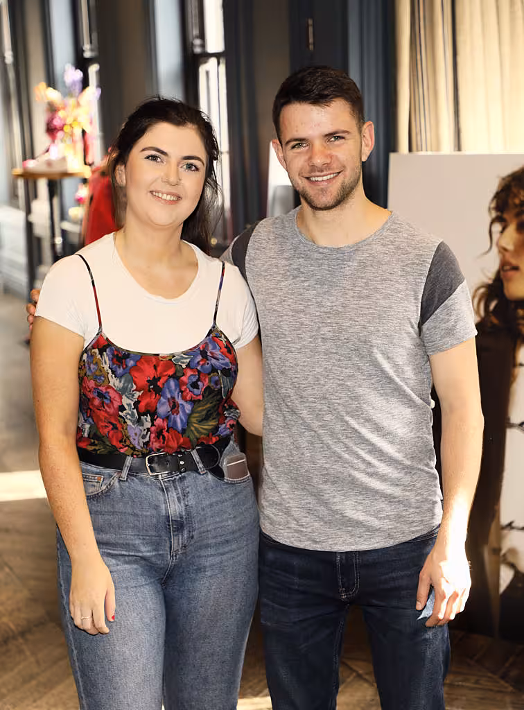 Suzy Ward and Cathal McCahey at the launch of Mint Velvet’s AW18 collection at The Dean Hotel. Picture: Kieran Harnett

