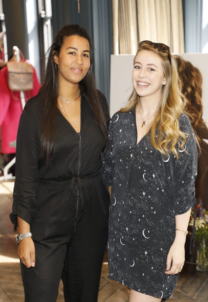 Yasu Pola Samuels and Klara Heron pictured wearing Mint Velvet at the launch of Mint Velvet’s AW18 collection at The Dean Hotel. Picture: Kieran Harnett
