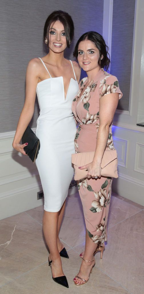 Ashley Reid and Sharon Stewart pictured at the L’Oréal Colour Trophy Grand Final 2018 at the Clayton Hotel, Dublin. Picture: Andres Poveda 