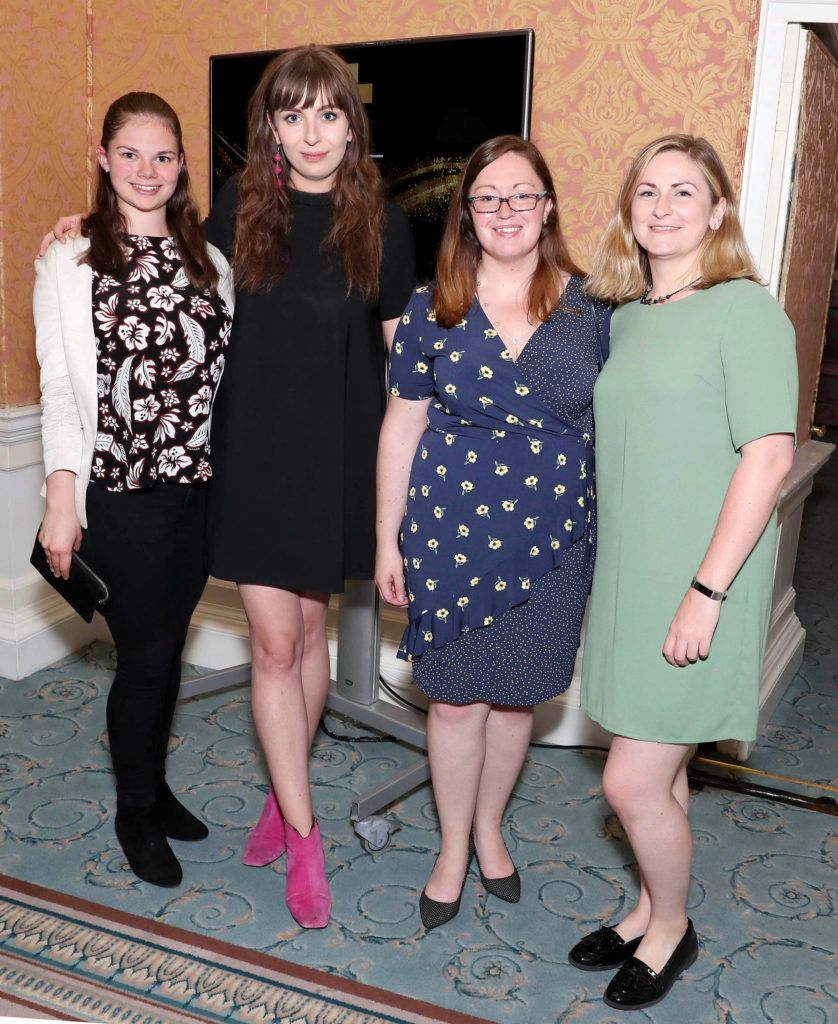 Grainne O’Leary-Irish Blood Transfusion Service, Hazel McPartlan-BBDO Dublin, Elaine Gillespie-BBDO Dublin, Niamh Donnelly-Irish Blood Transfusion Service pictured as the shortlisted entries for the biennial IAPI ADFX Awards were unveiled at an exclusive event in The Shelbourne Hotel. Picture: Marc O'Sullivan