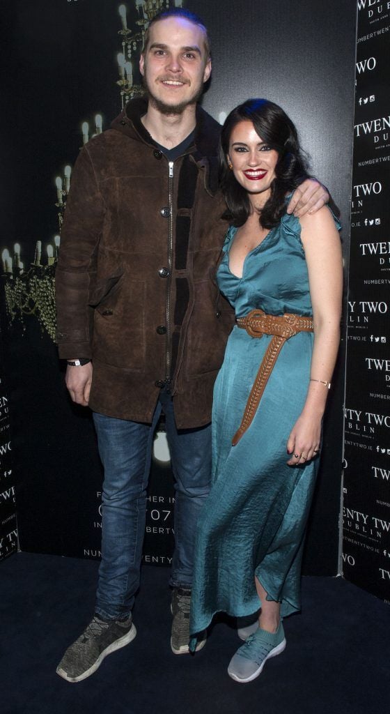 Marco iiso and Alicia Agneson pictured at The Vikings cast and crew official rap party at the exclusive Twenty Two Dublin. Photo: Patrick O'Leary