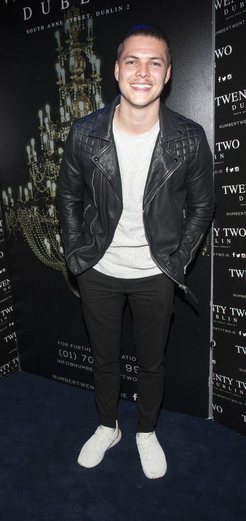 Alex Hogh Andersen pictured at The Vikings cast and crew official rap party at the exclusive Twenty Two Dublin. Photo: Patrick O'Leary