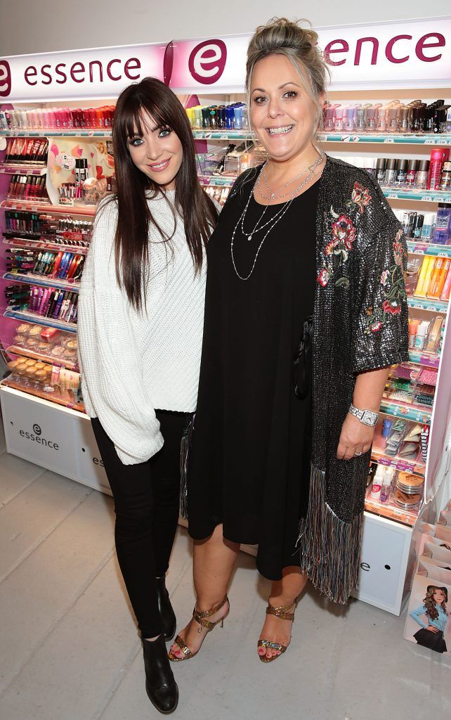 Stephanie Lange and Heidi Kavanagh pictured at the Essence Cosmetics Spring Summer 2018 launch at the Mart in Rathmines, Dublin.
Photo by Brian McEvoy