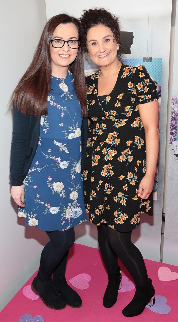 Emma Sheehan and Anita Coote pictured at the Essence Cosmetics Spring Summer 2018 launch at the Mart in Rathmines, Dublin.
Photo by Brian McEvoy