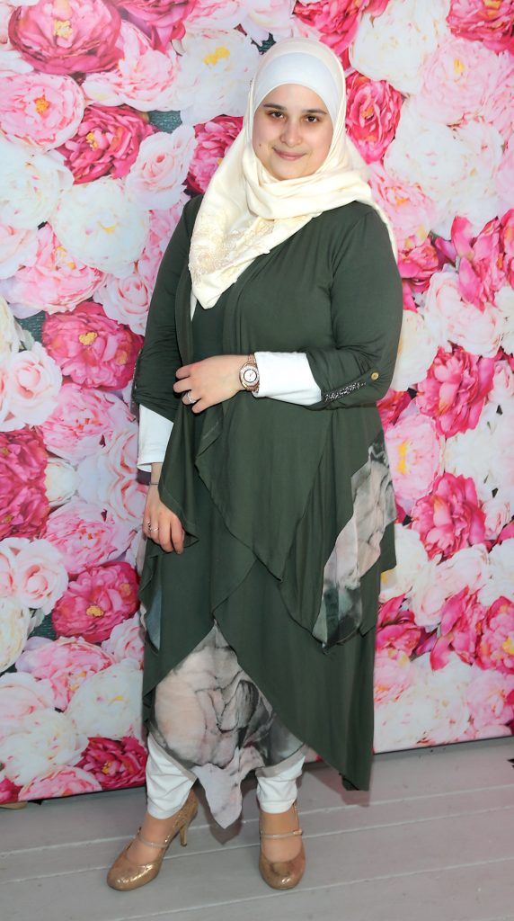 Thuraya Alhourani pictured at the Essence Cosmetics Spring Summer 2018 launch at the Mart in Rathmines, Dublin.
Photo by Brian McEvoy