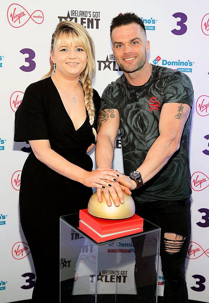 Orla Kelly and Brendan Kelly at TV3's Ireland's Got Talent final at the Helix Theatre, Dublin. Photo: Brian McEvoy Photography