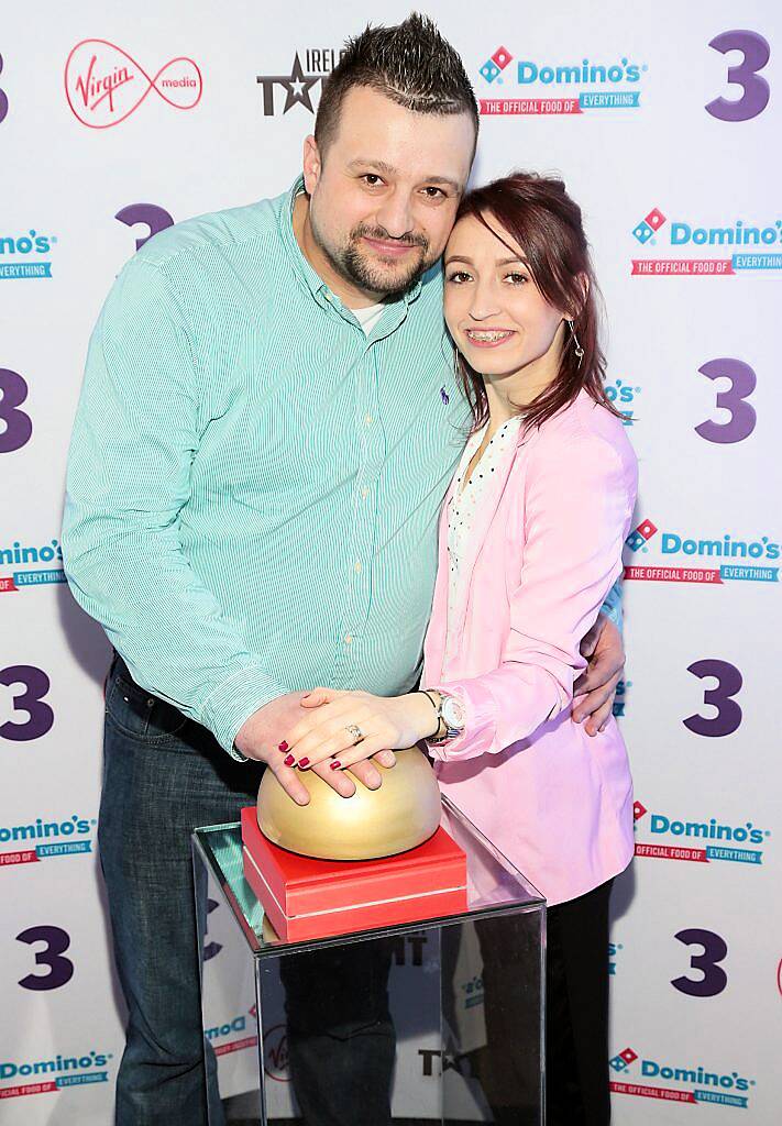 Andrei Sacara and Oana Sacara at TV3's Ireland's Got Talent final at the Helix Theatre, Dublin. Photo: Brian McEvoy Photography