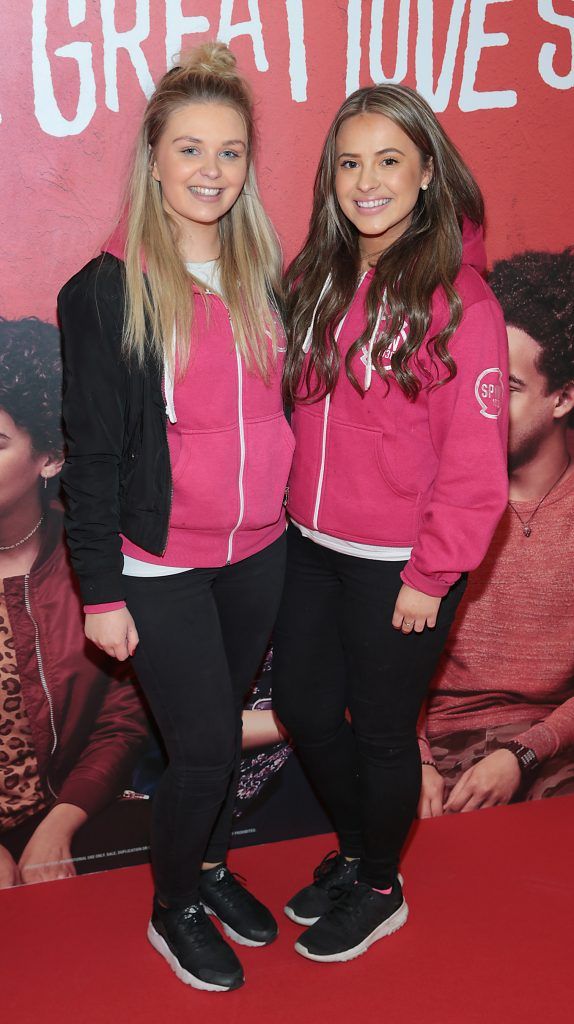 Jess Scanlan and Sara Fitzpatrick at the special preview screening of Love Simon at ODEON Cinema in Point Village, Dublin. Photo: Brian McEvoy