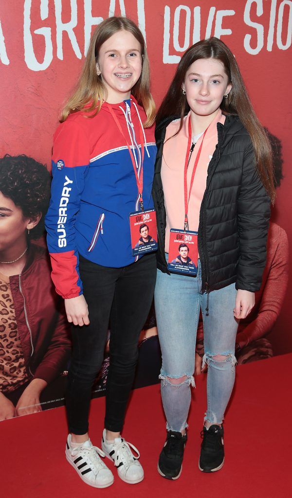 Aimee Kenna and Hannah Burke at the special preview screening of Love Simon at ODEON Cinema in Point Village, Dublin. Photo: Brian McEvoy