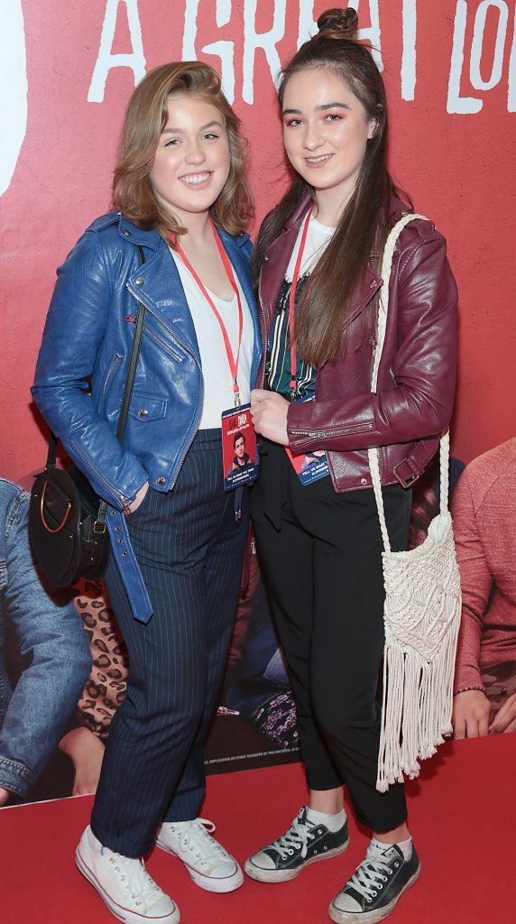 Sophie O Hanlon and Emma Chalkley at the special preview screening of Love Simon at ODEON Cinema in Point Village, Dublin. Photo: Brian McEvoy