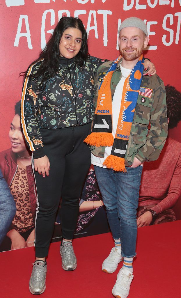Traa Stewart and Terry Murphy at the special preview screening of Love Simon at ODEON Cinema in Point Village, Dublin. Photo: Brian McEvoy