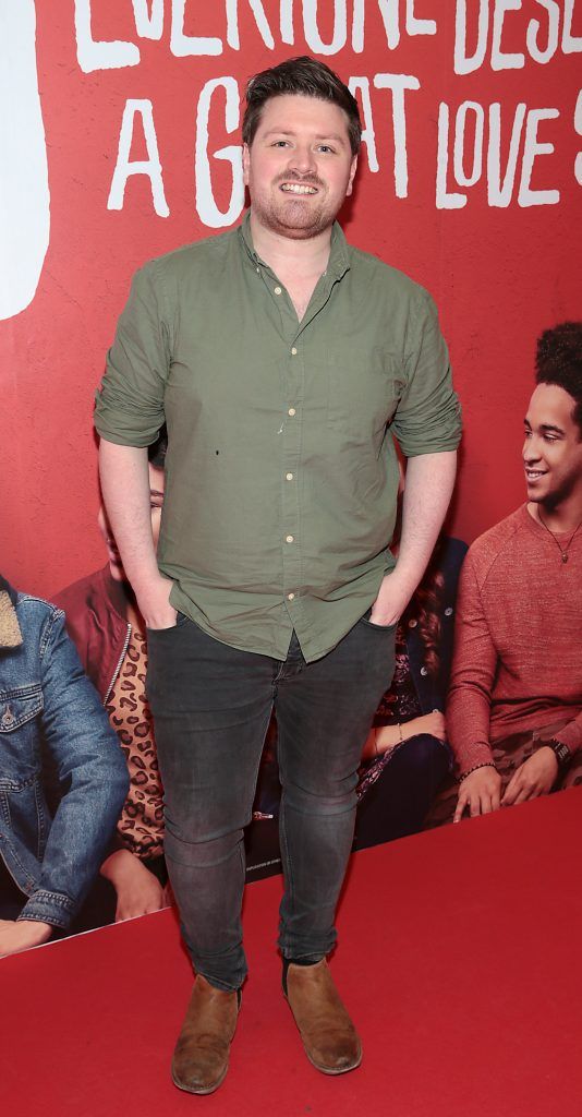 Thomas Crosse at the special preview screening of Love Simon at ODEON Cinema in Point Village, Dublin. Photo: Brian McEvoy