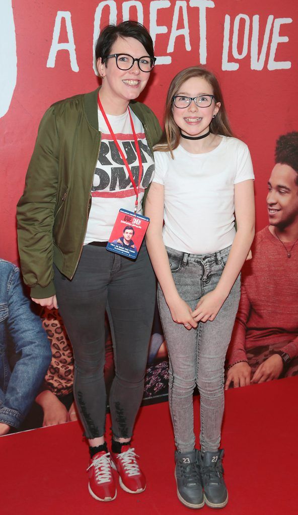 Kacy Downes and Caitlin Downes at the special preview screening of Love Simon at ODEON Cinema in Point Village, Dublin. Photo: Brian McEvoy