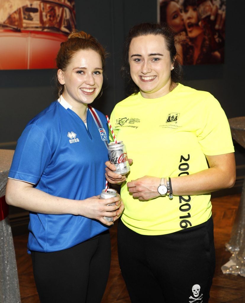 Aine Fitzgerald and Hannah O'Sullivan at Diet Coke's Because I Can Dancing with Maia and Robert event. Photo Kieran Harnett