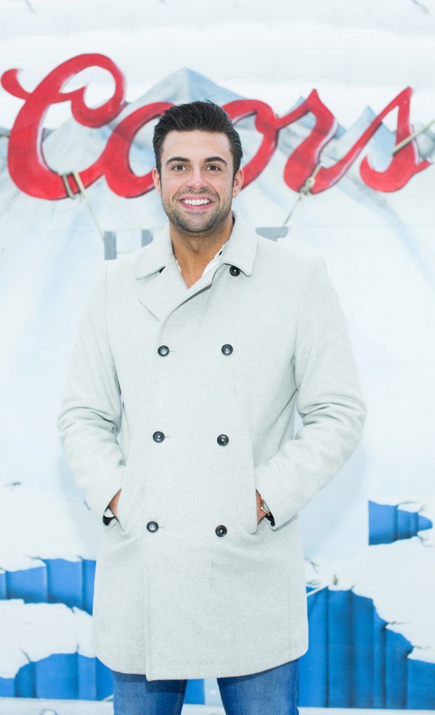 Karl Bowe pictured at the Dublin launch of the Coors Light Challenge Rooms, Pembroke Square, Dundrum Town Centre. Photo: Anthony Woods