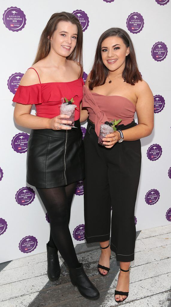 Megan Harty and Clodagh Scanlan at the Aussie Blog Awards 2018 at House on Leeson Street, Dublin. Photo by Brian McEvoy