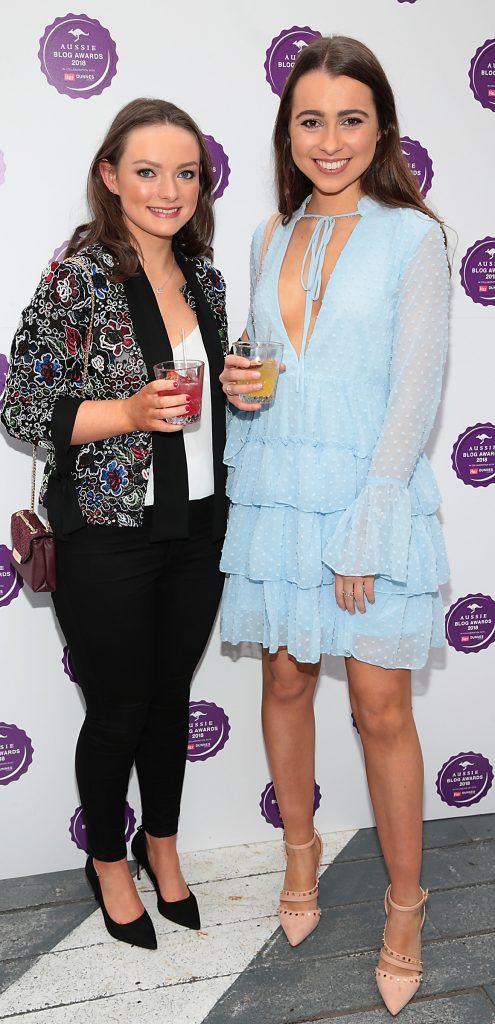 Cliona O Neill and Eva Phelan at the Aussie Blog Awards 2018 at House on Leeson Street, Dublin. Photo by Brian McEvoy