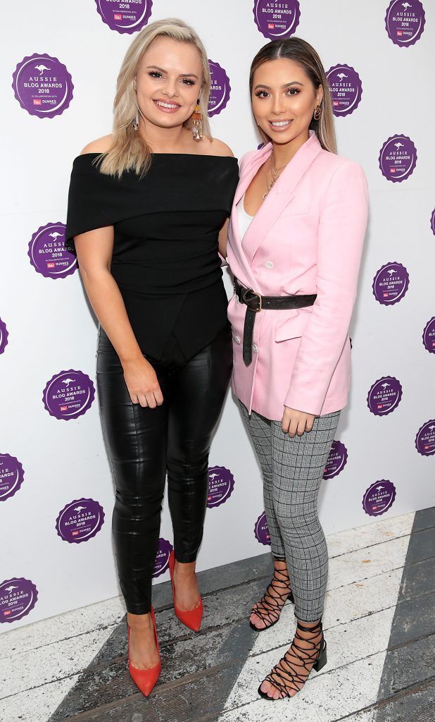 Emma McEvoy and Aisling Chan at the Aussie Blog Awards 2018 at House on Leeson Street, Dublin. Photo by Brian McEvoy