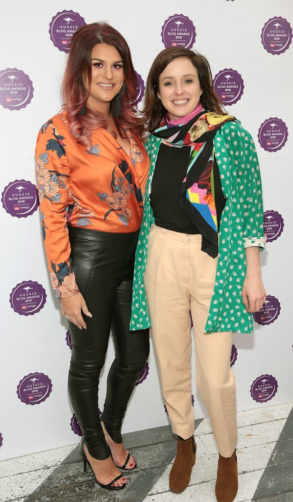 Stephanie Buckley and Niamh Brown at the Aussie Blog Awards 2018 at House on Leeson Street, Dublin. Photo by Brian McEvoy
