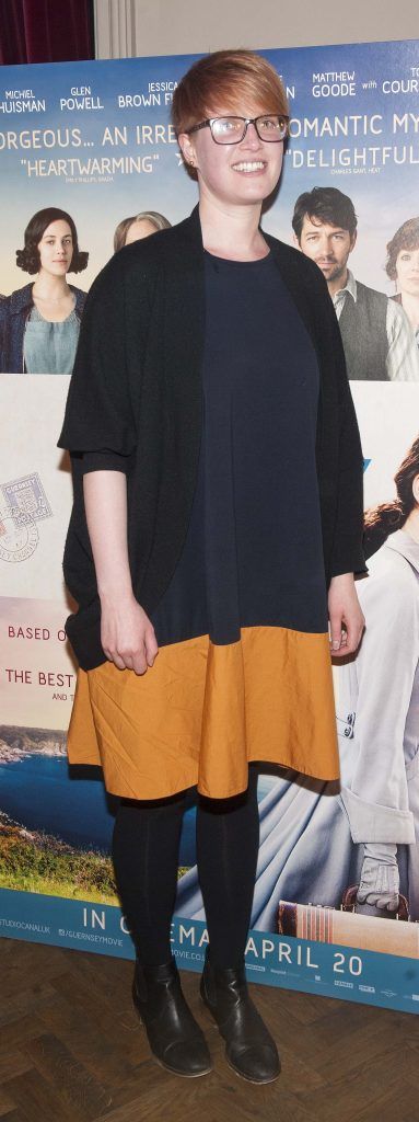 Sarah Conyn pictured at the Irish premiere of The Guernsey Literary and Potato Peel Pie Society in The Stella Theatre. Photo: Patrick O'Leary