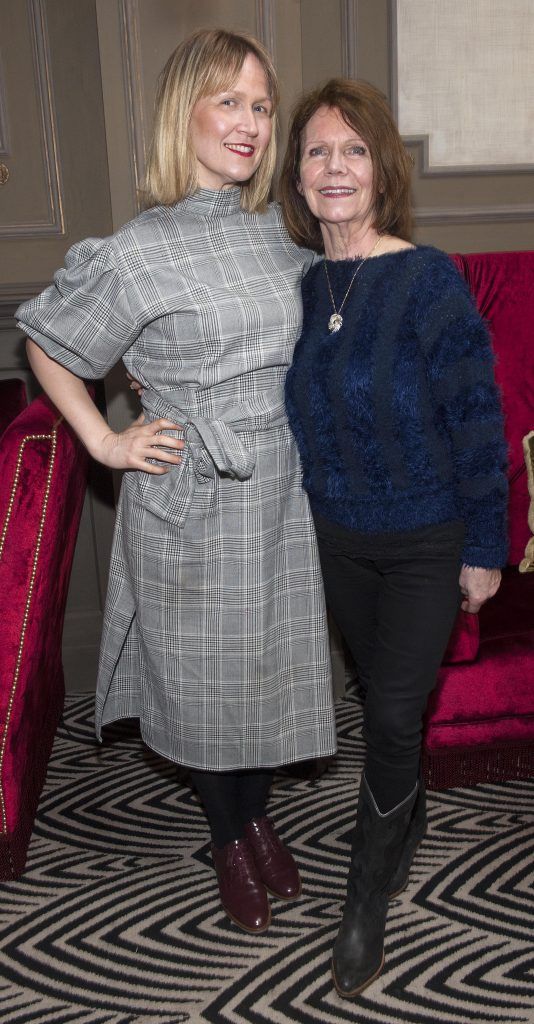 Siobhan Reynolds and Lisa Reynolds pictured at the Irish premiere of The Guernsey Literary and Potato Peel Pie Society in The Stella Theatre. Photo: Patrick O'Leary