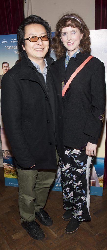 Dr Archie Chen and Rhona Chen pictured at the Irish premiere of The Guernsey Literary and Potato Peel Pie Society in The Stella Theatre. Photo: Patrick O'Leary