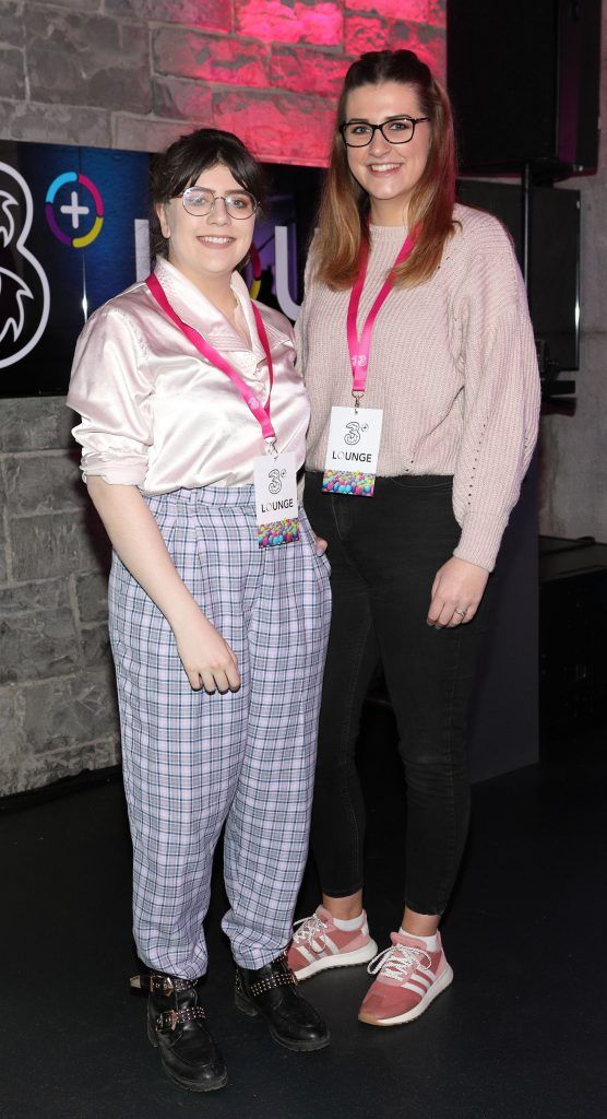 Fionnuala Jones and Brid Browne at the launch of the 3Plus Lounge at 3Arena to mark Three's 10 year sponsorship renewal of Ireland's leading entertainment venue. Picture by Brian McEvoy Photography